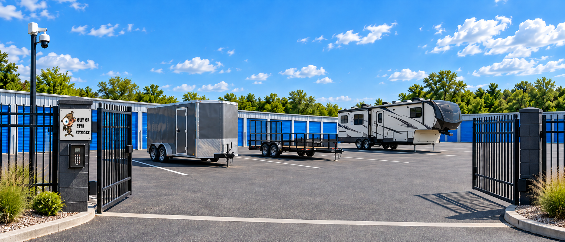 trailer storage near howell